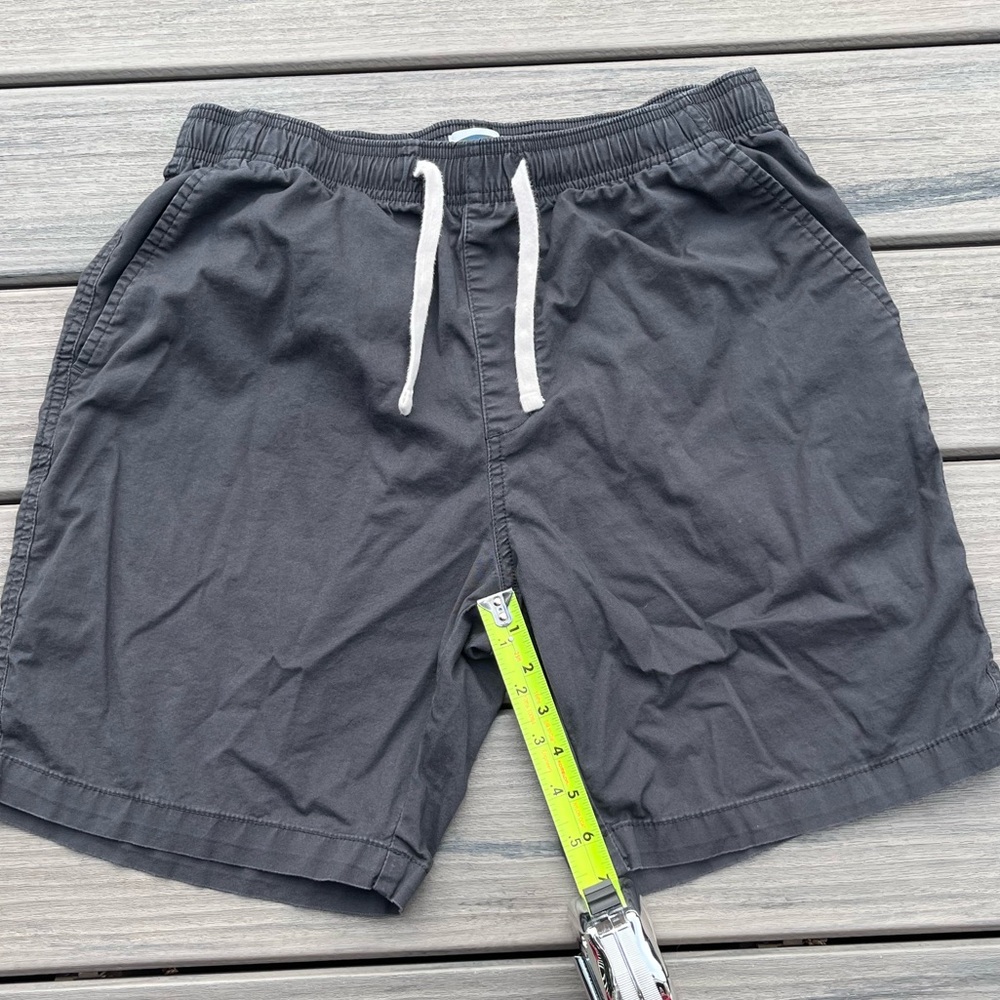 Old Navy; Deep Grey; Drawstring Waist; Casual Shorts; Minor/No Wear; Medium - Picture 4 of 8